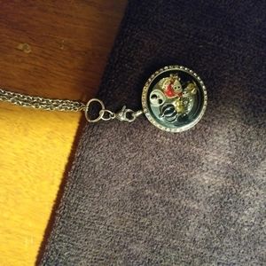 Nightmare before Christmas floating charm necklace